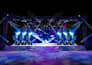 design 3d event stage, stage lighting, podium, dmx lighting, event visualization